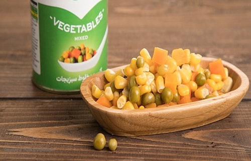 فروش کنسرو مخلوط سبزیجات بدر